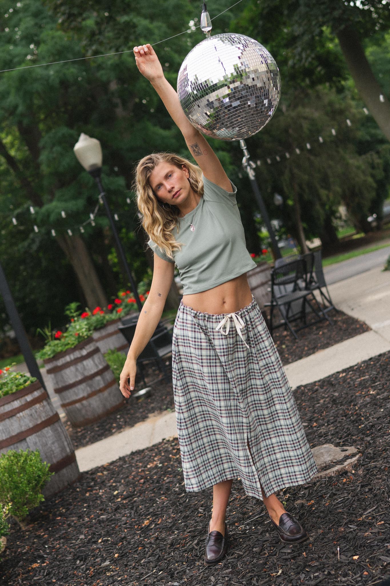 Esme Skirt in Grove