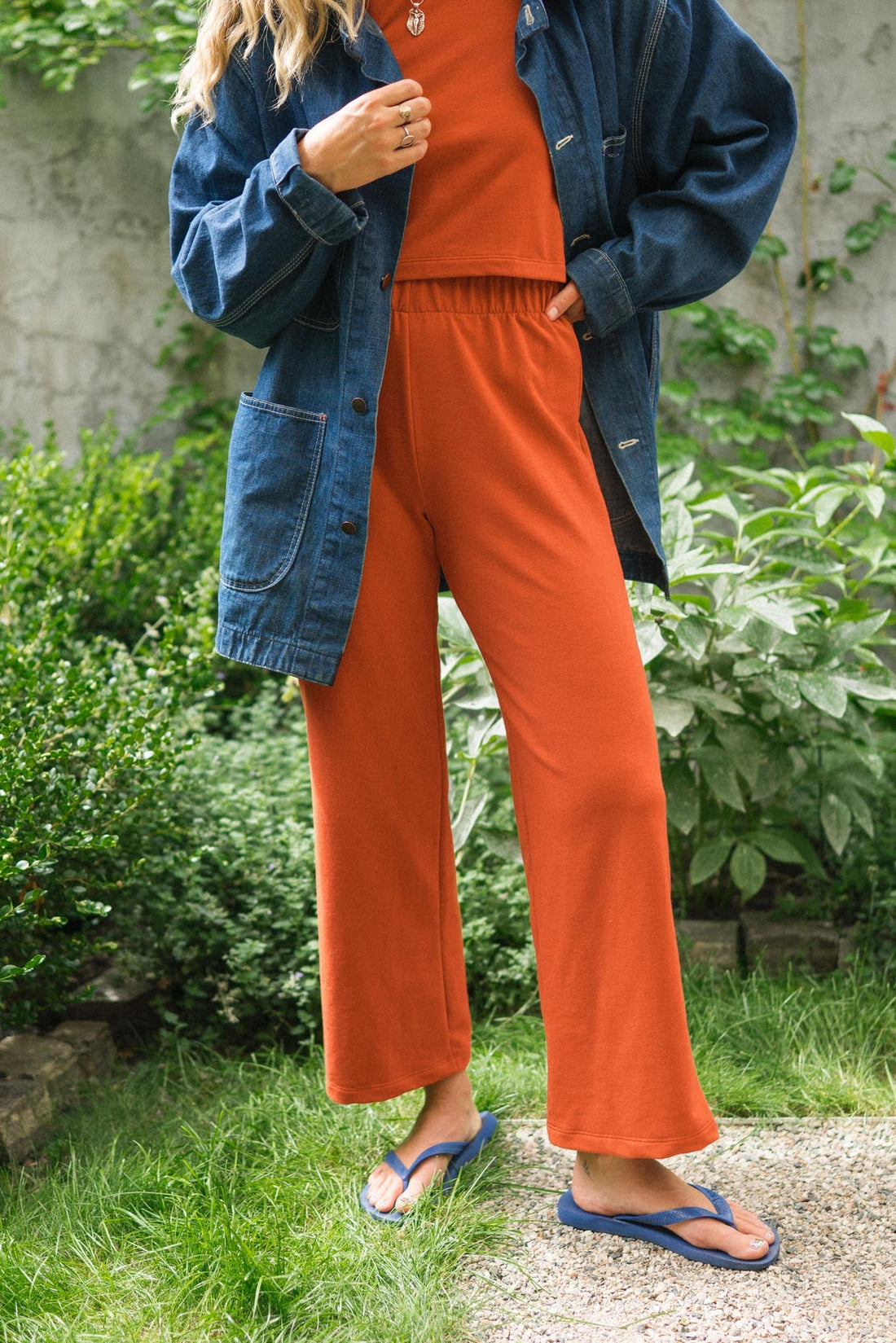Greta Pant in Persimmon