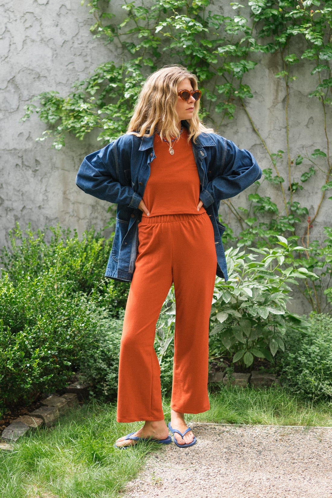Greta Pant in Persimmon