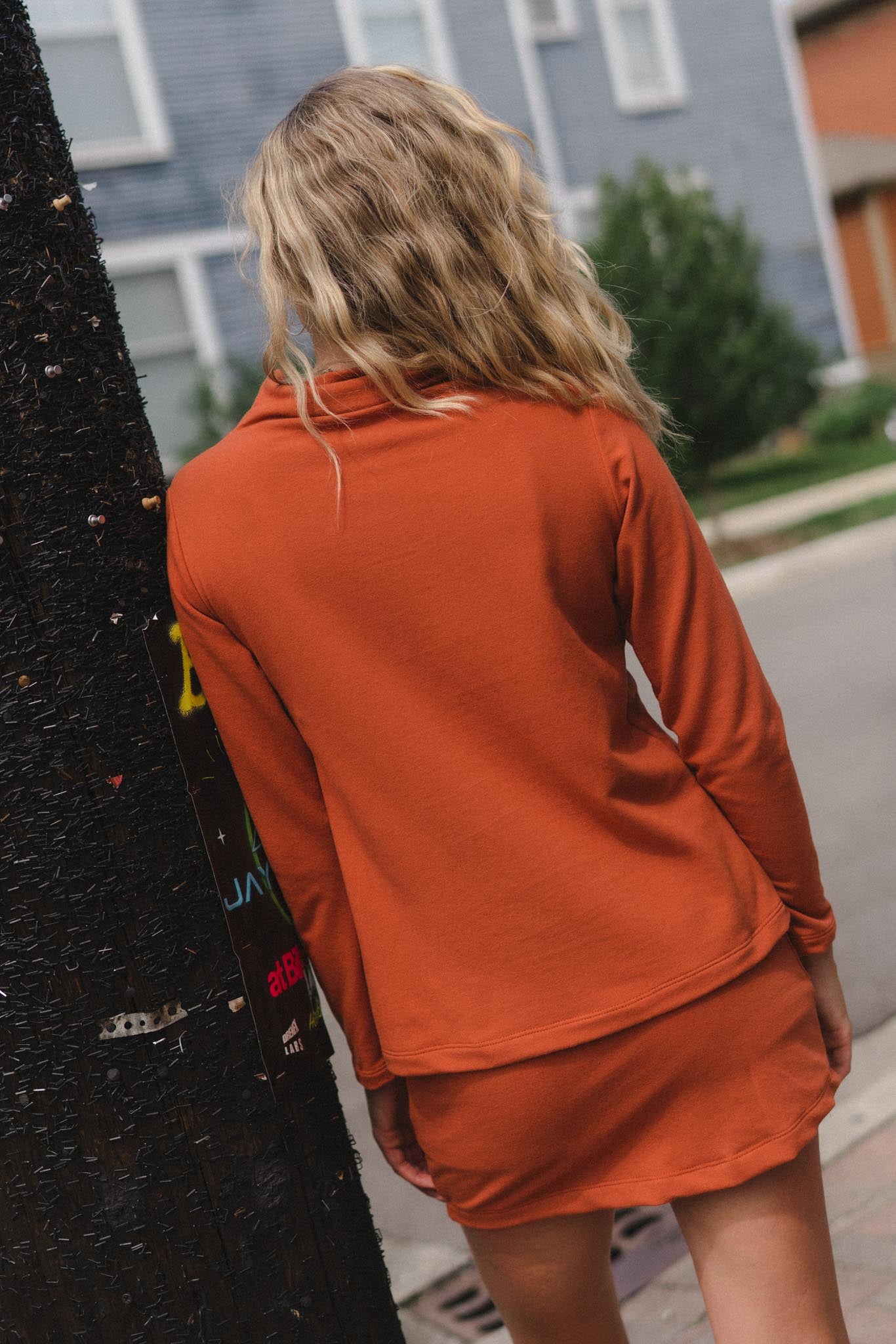 Lillie Top in Persimmon