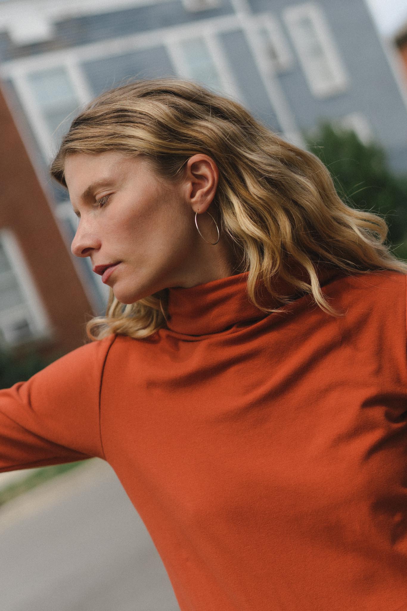 Lillie Top in Persimmon