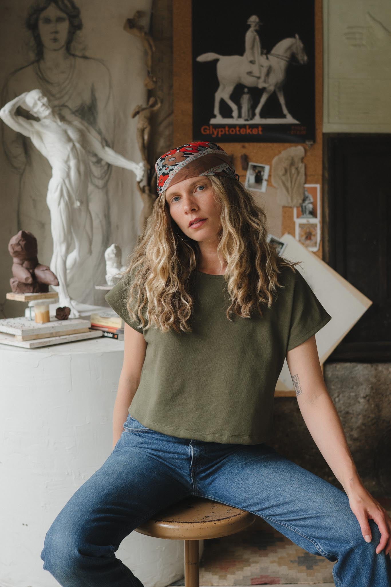 Saturday Tee in Patina