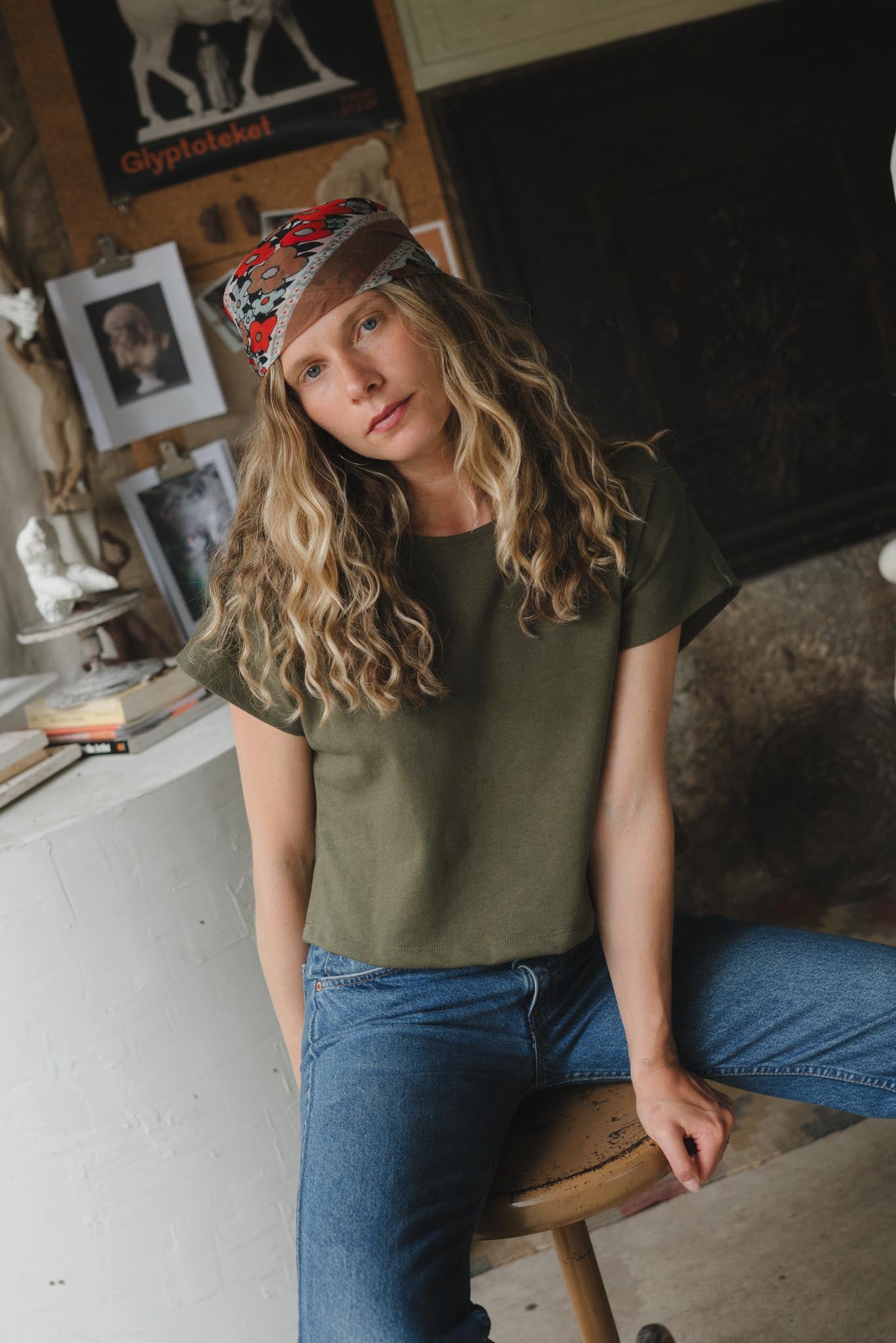 Saturday Tee in Patina