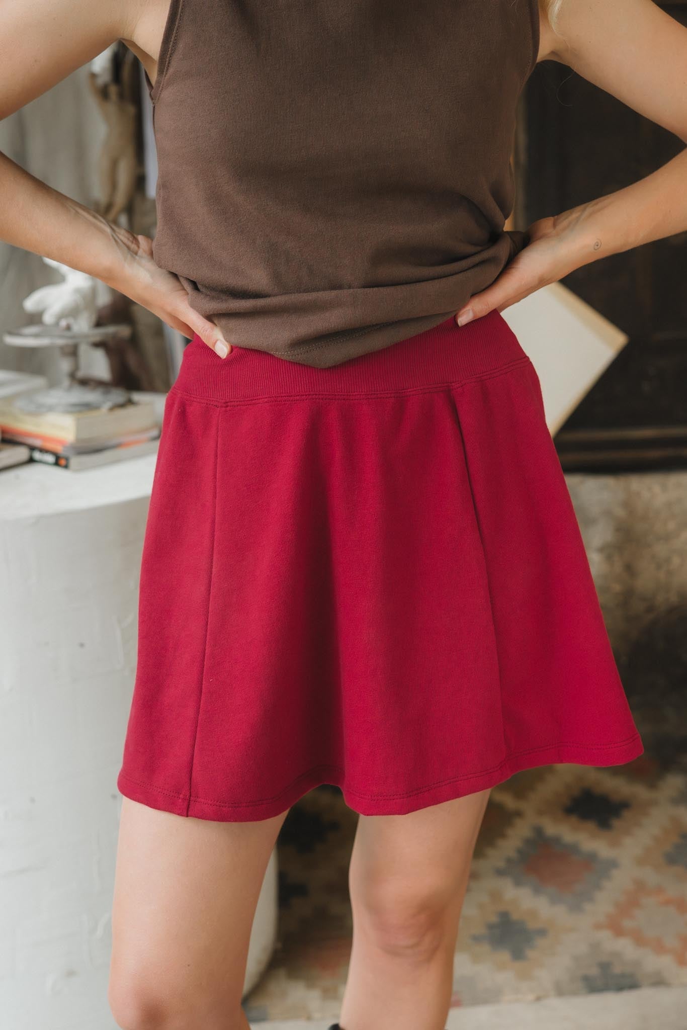 Siren Skirt in Madder