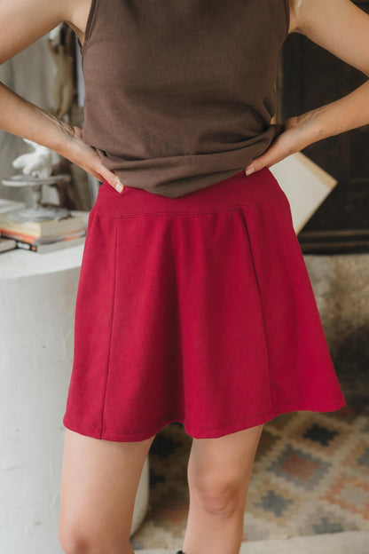 Siren Skirt in Madder