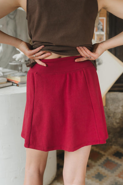 Siren Skirt in Madder
