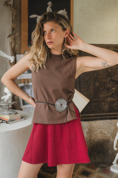 Siren Skirt in Madder