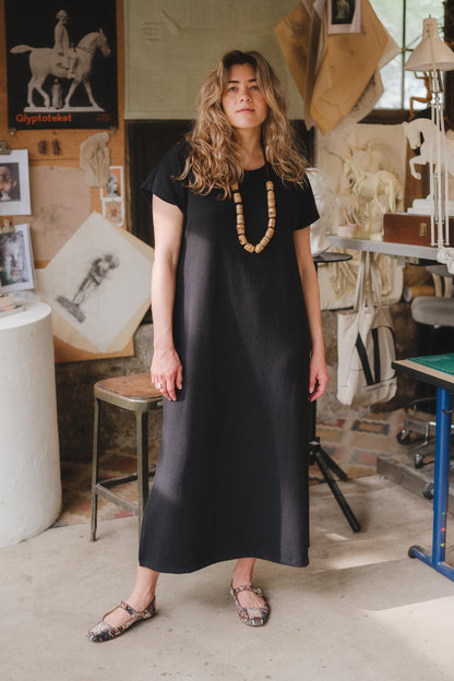 Cairo Dress in Graphite