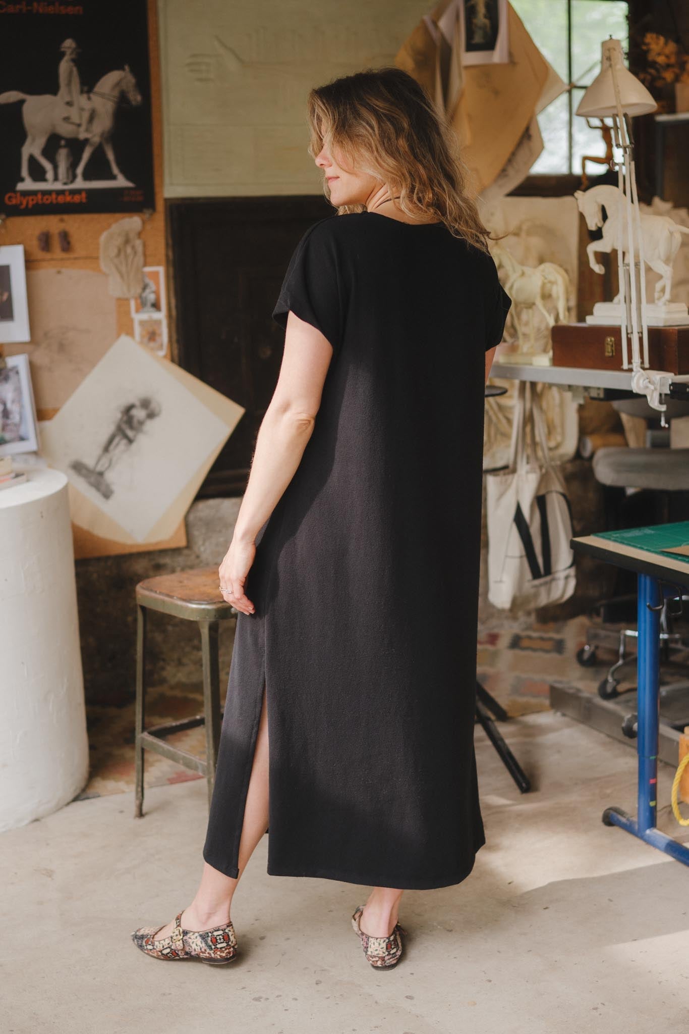 Cairo Dress in Graphite