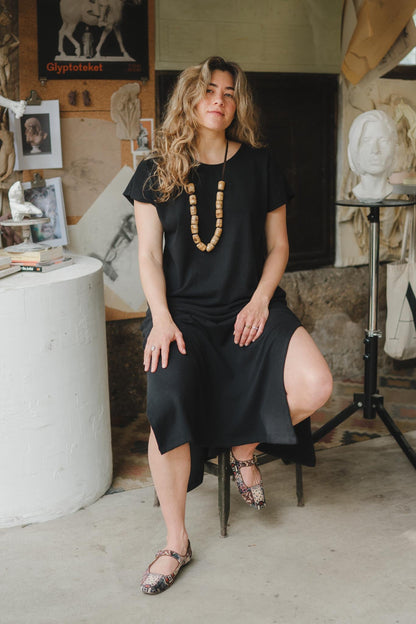 Cairo Dress in Graphite