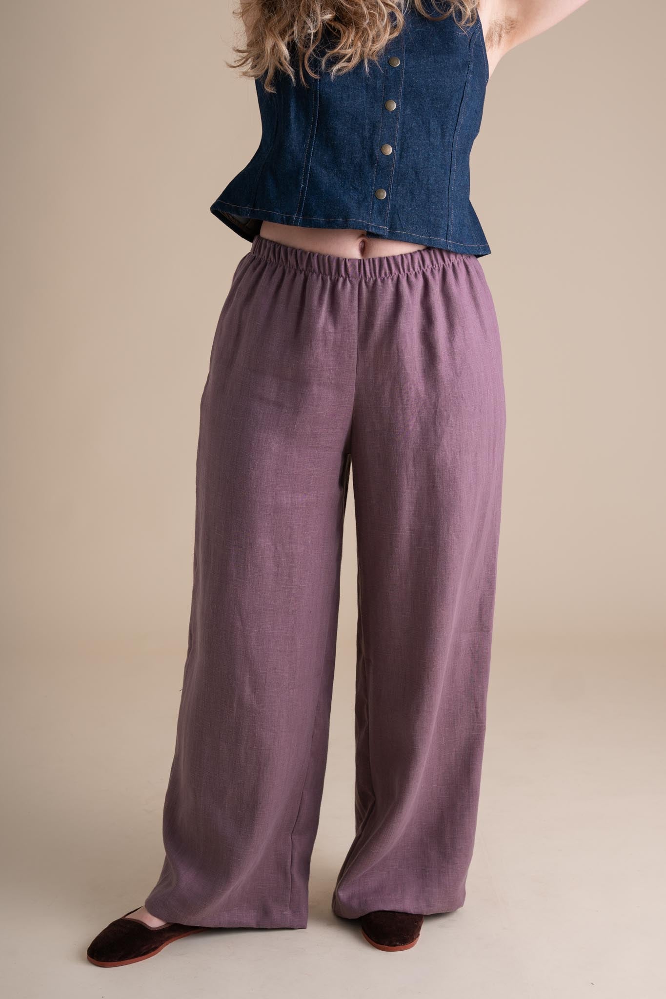 Elaina Pants in Thistle