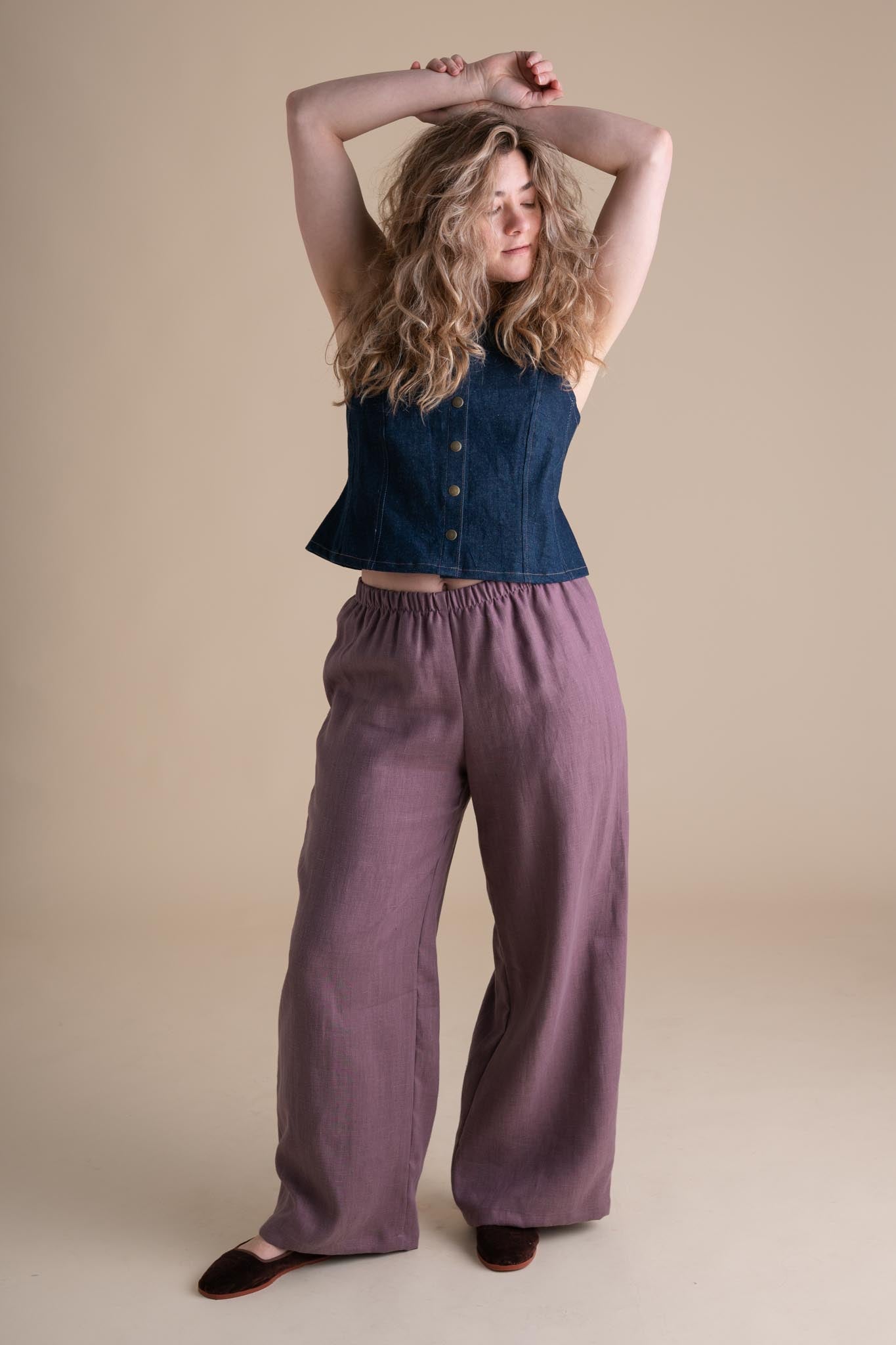 Elaina Pants in Thistle