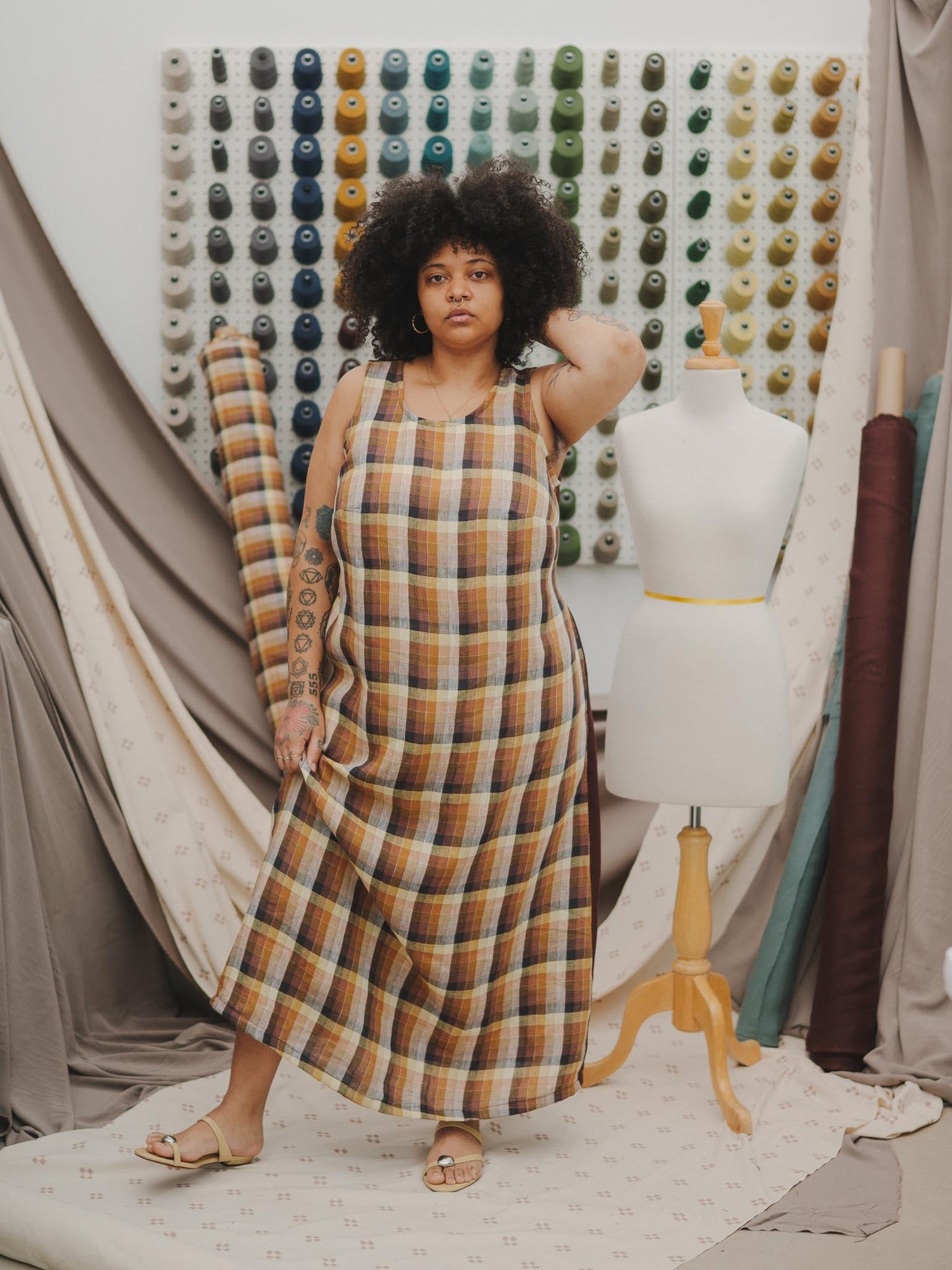Rise Dress in Sundew