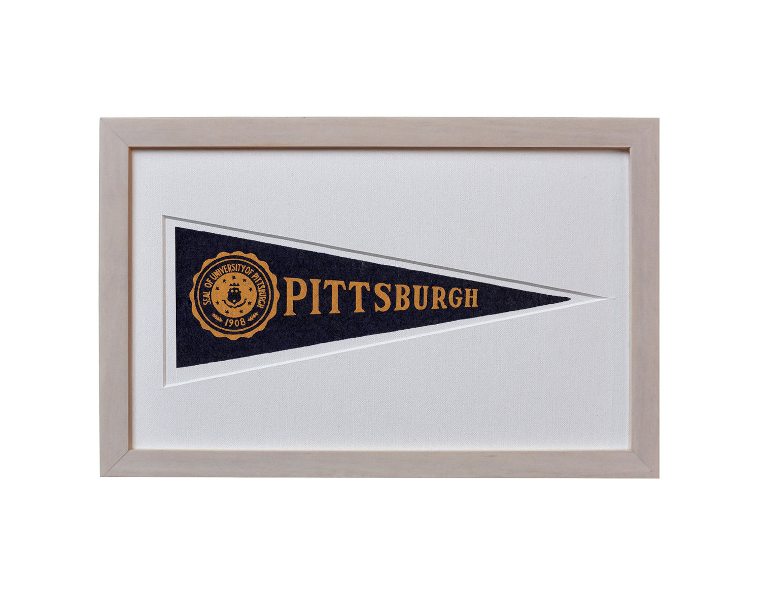 Vintage University of Pittsburgh Hormel Pennant