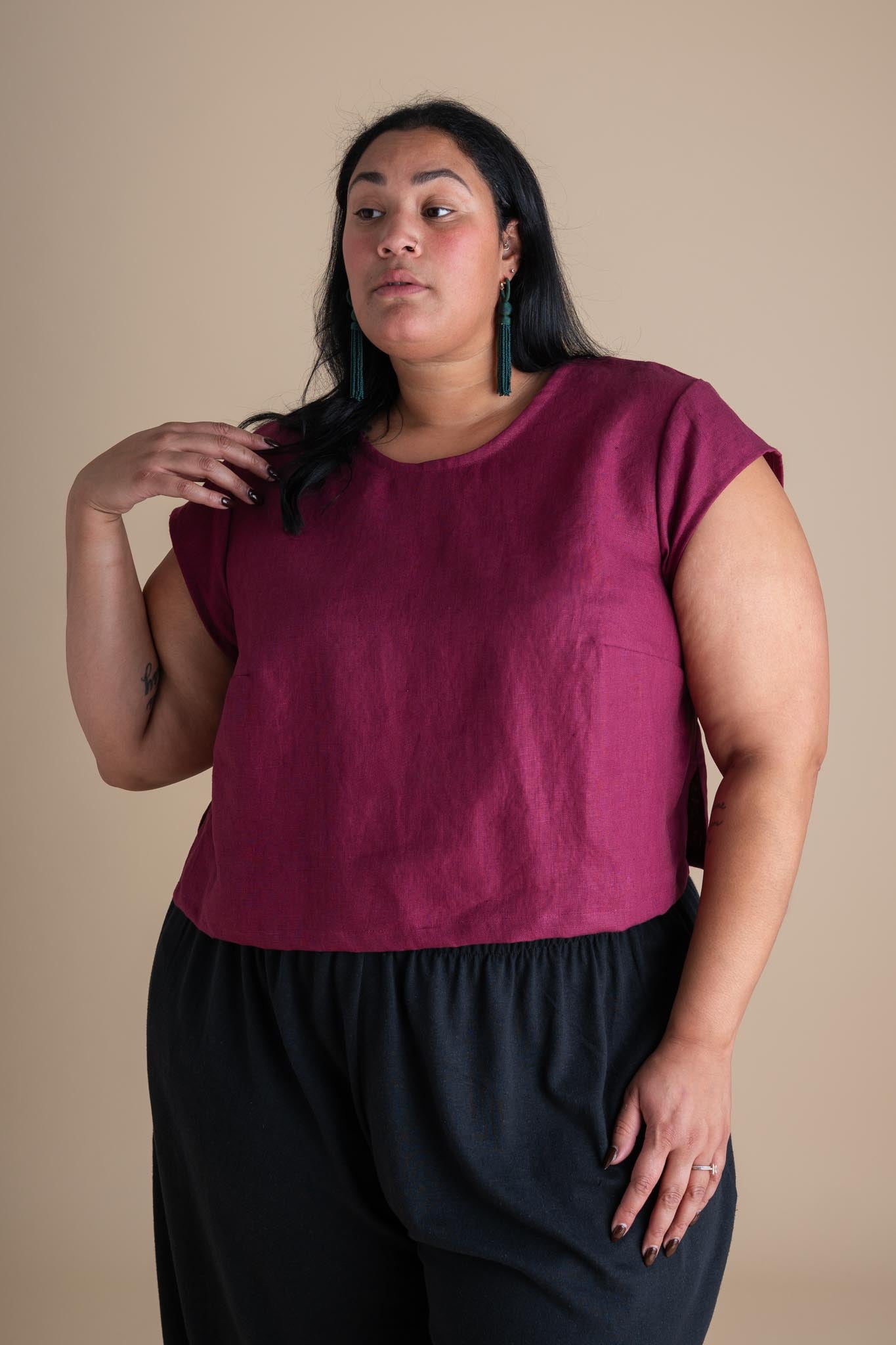 Painter Top in Orchid