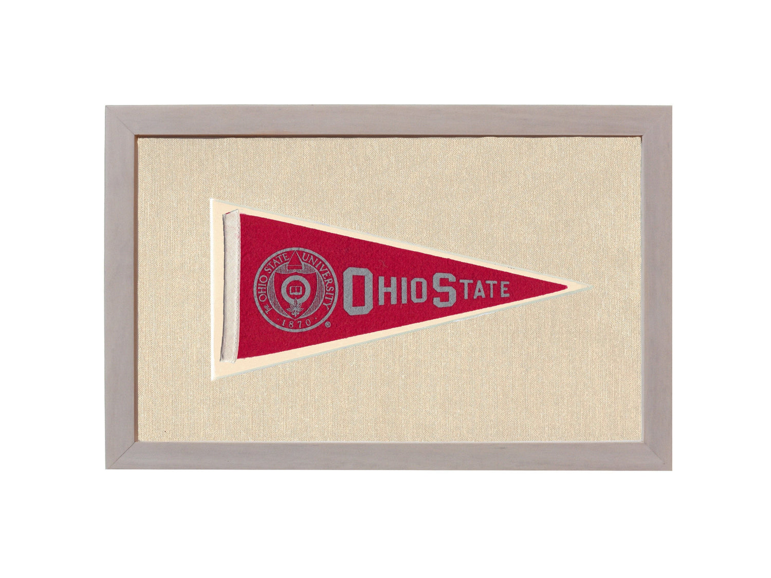 Americana Memories Vintage Pennants and Memorabilia Vintage Ohio State Pennant