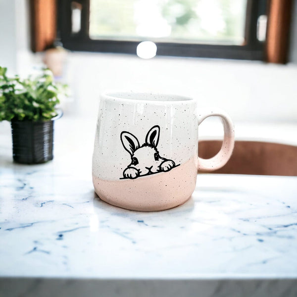 Gia Roma Coffee Mug, Farmhouse Bunny Love