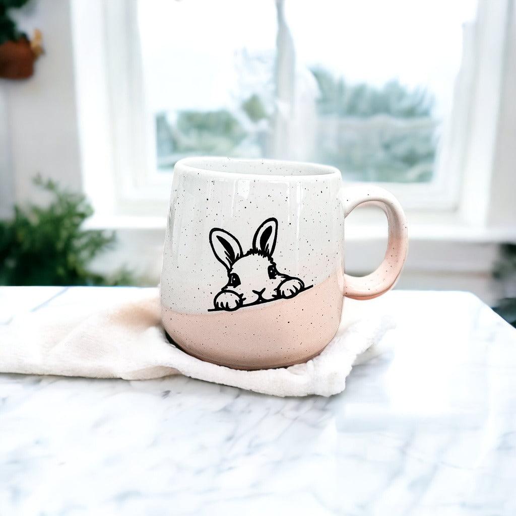 Gia Roma Coffee Mug, Farmhouse Bunny Love