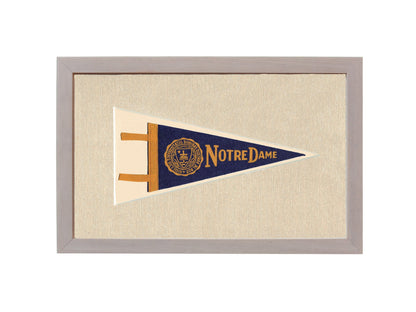 Americana Memories Vintage Pennants and Memorabilia Vintage Notre Dame Pennant