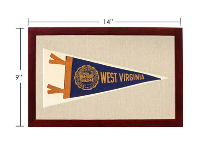 Vintage West Virginia University Pennant