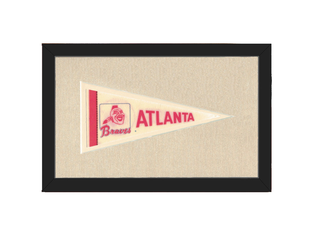 Americana Memories Vintage Pennants and Memorabilia Vintage Atlanta Braves Pennant