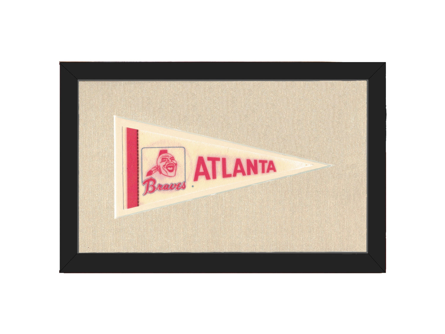 Americana Memories Vintage Pennants and Memorabilia Vintage Atlanta Braves Pennant