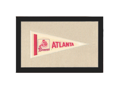 Americana Memories Vintage Pennants and Memorabilia Vintage Atlanta Braves Pennant