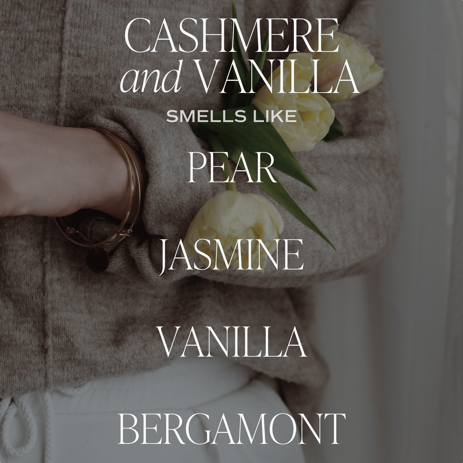 Cashmere and Vanilla Soy Candle - Tinted Glass Jar - 12 oz - My American Goods