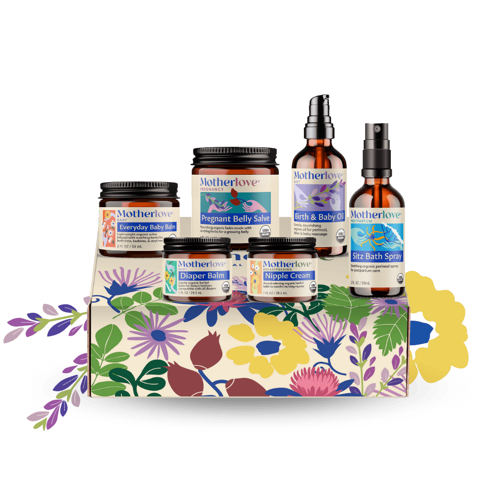 Motherlove Herbal Company Baby Bump to Baby Gift Box