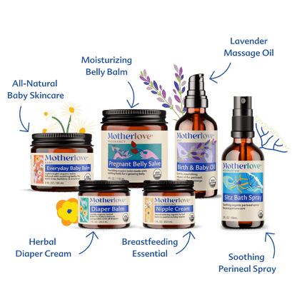 Motherlove Herbal Company Baby Bump to Baby Gift Box