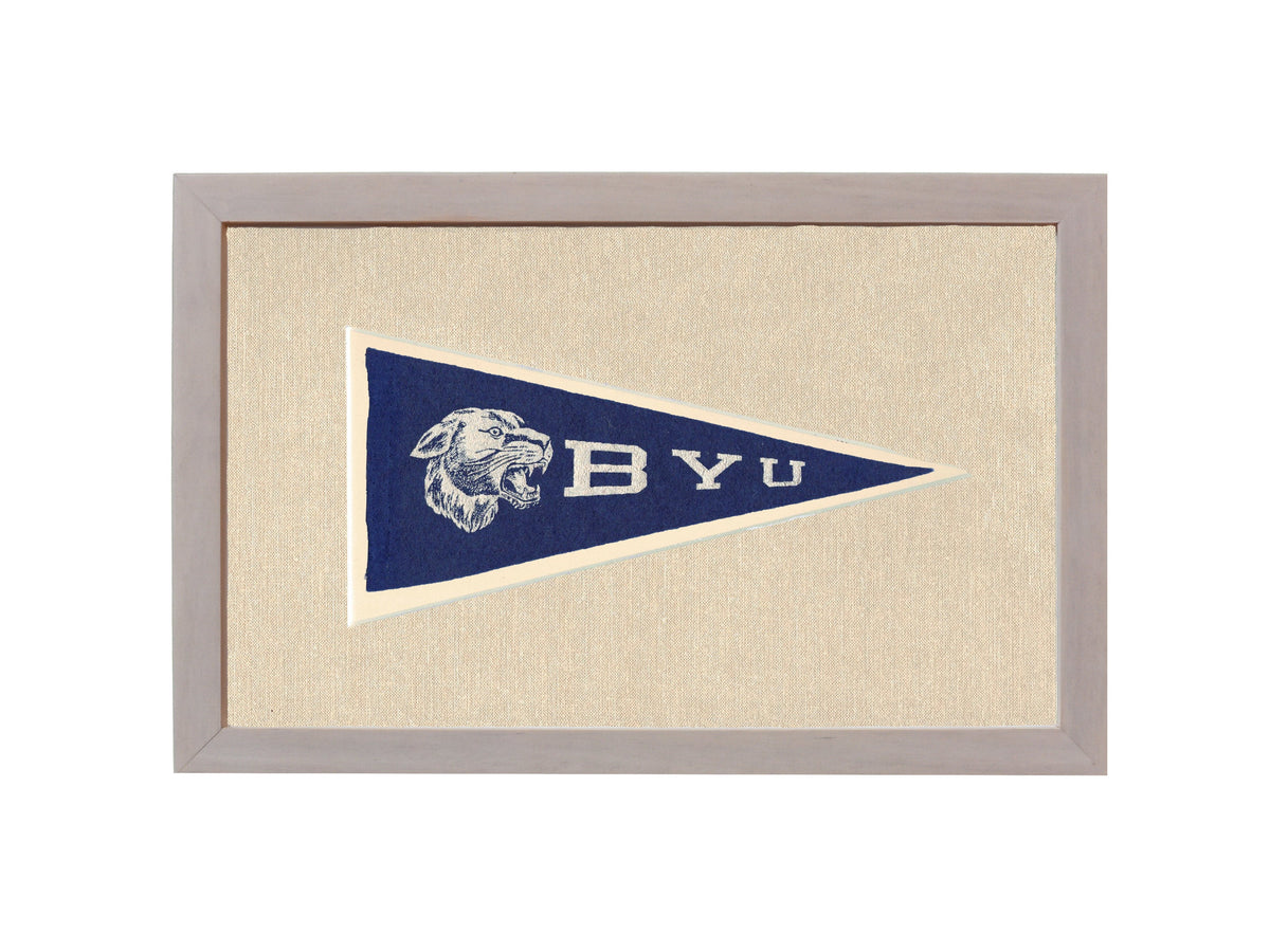 Vintage Brigham Young University Pennant
