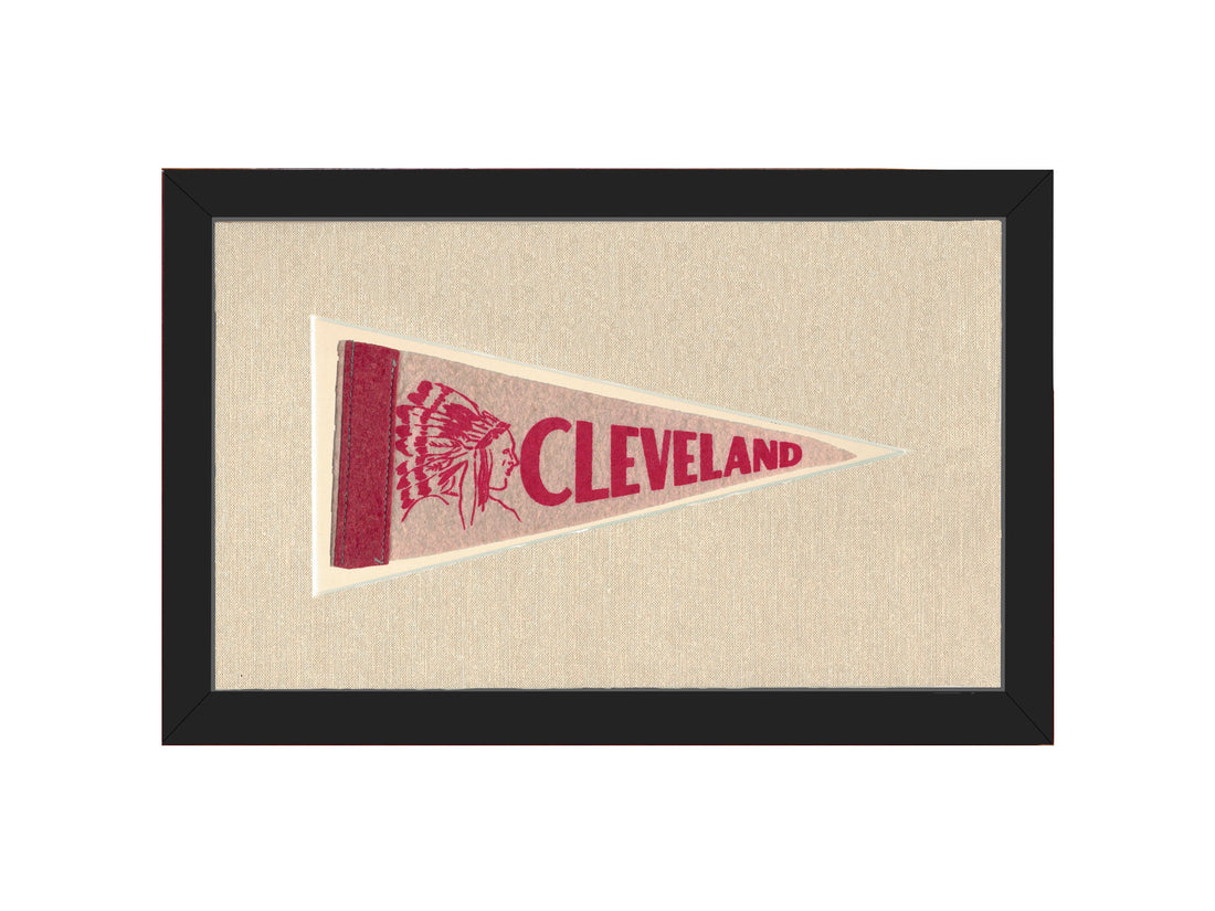 Vintage Cleveland Indians Pennant