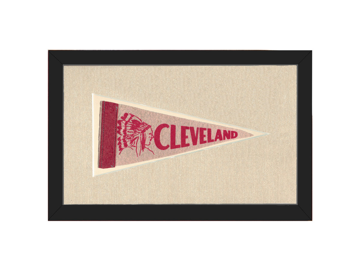 Vintage Cleveland Indians Pennant