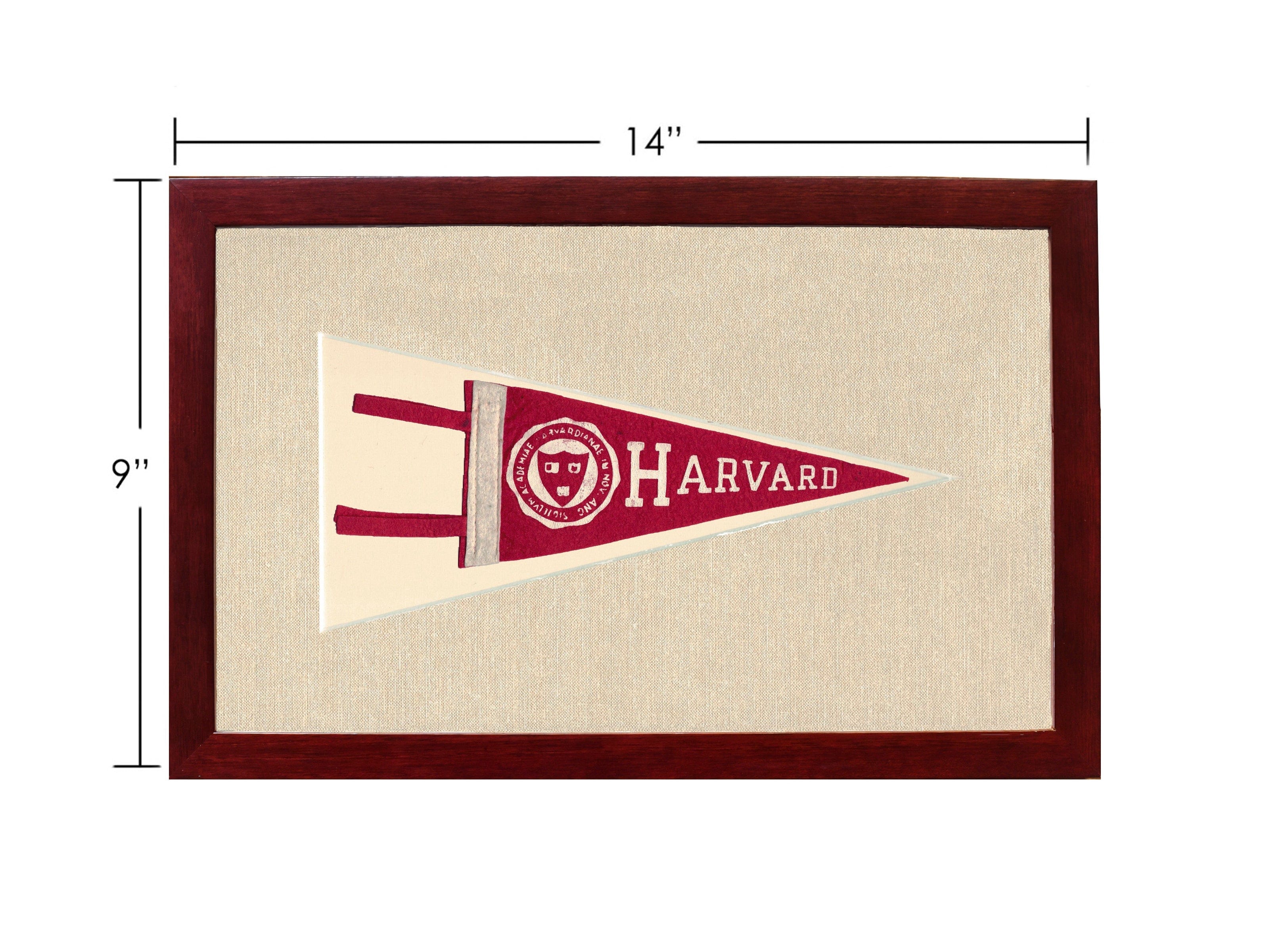 Vintage Harvard Pennant