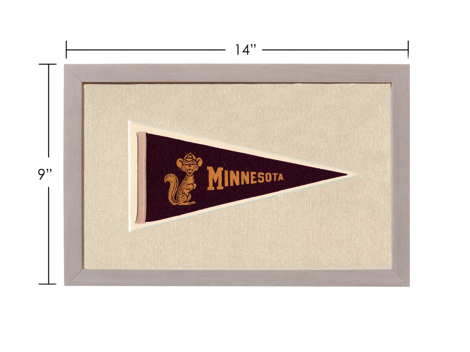 Americana Memories Vintage Pennants and Memorabilia Vintage Minnesota Pennant