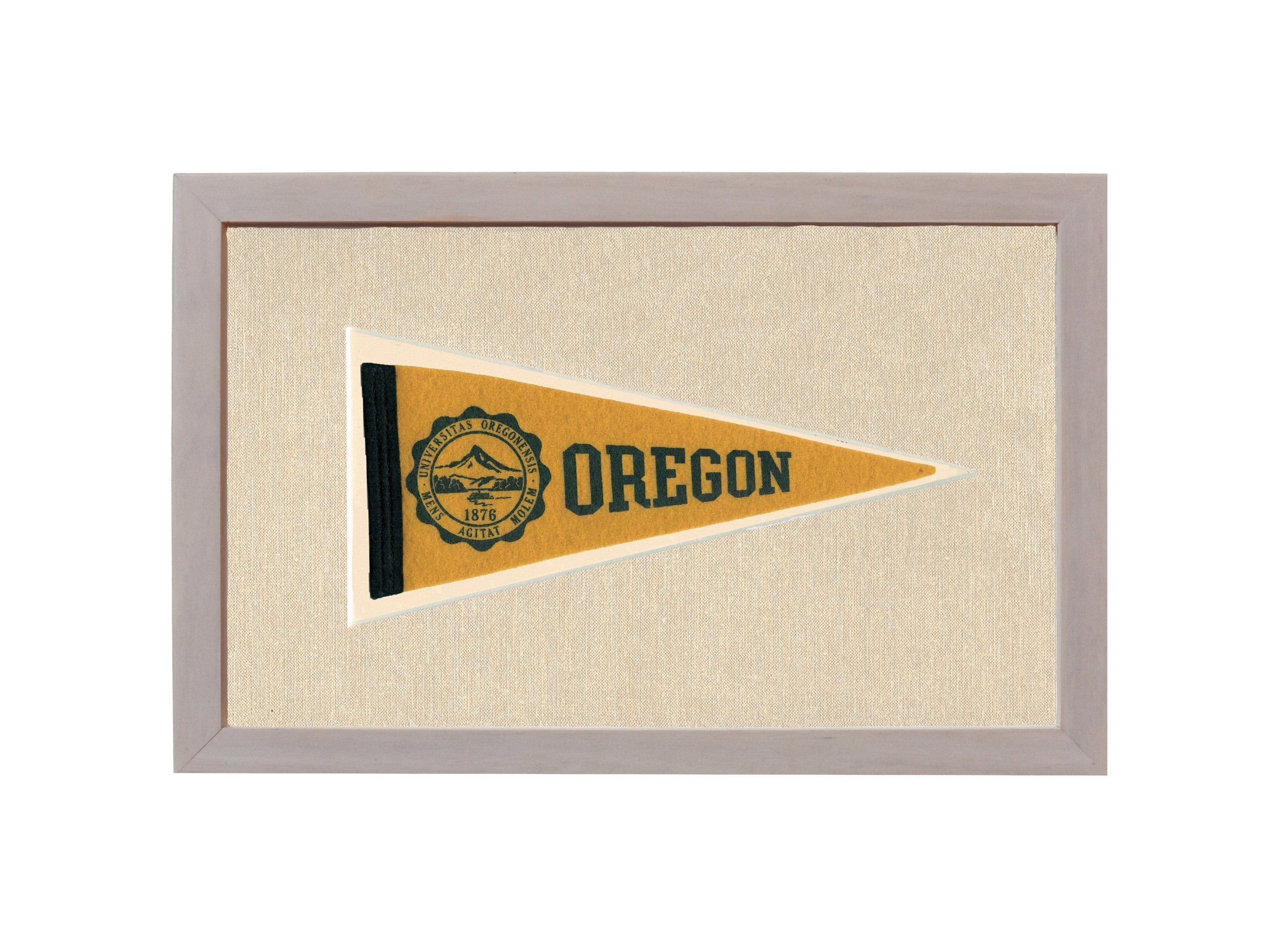 Americana Memories Vintage Pennants and Memorabilia Vintage University of Oregon Pennant