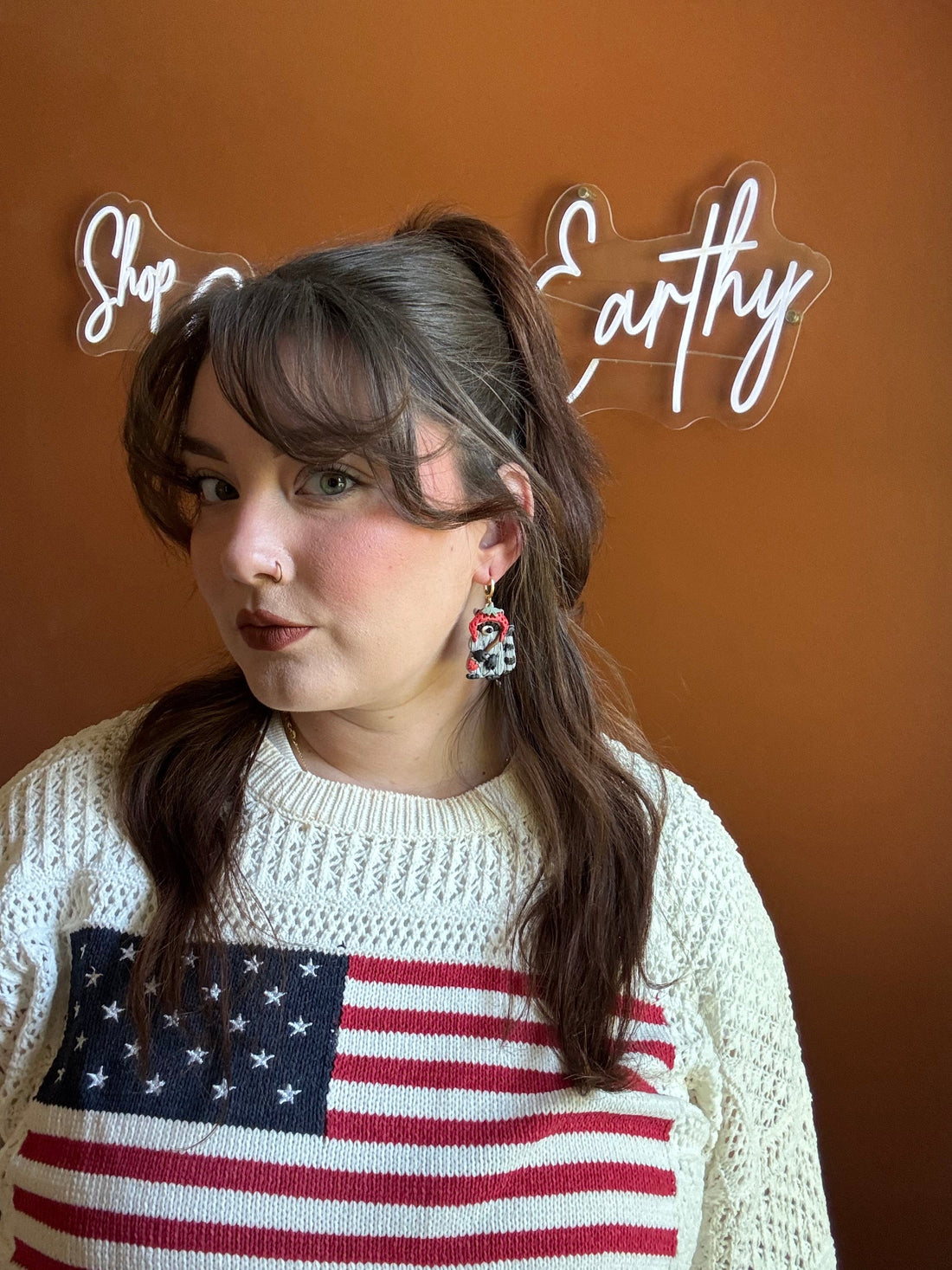 Shop Something Earthy Earrings Sweet Strawberry Thieves