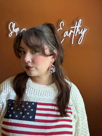 Shop Something Earthy Earrings Sweet Strawberry Thieves