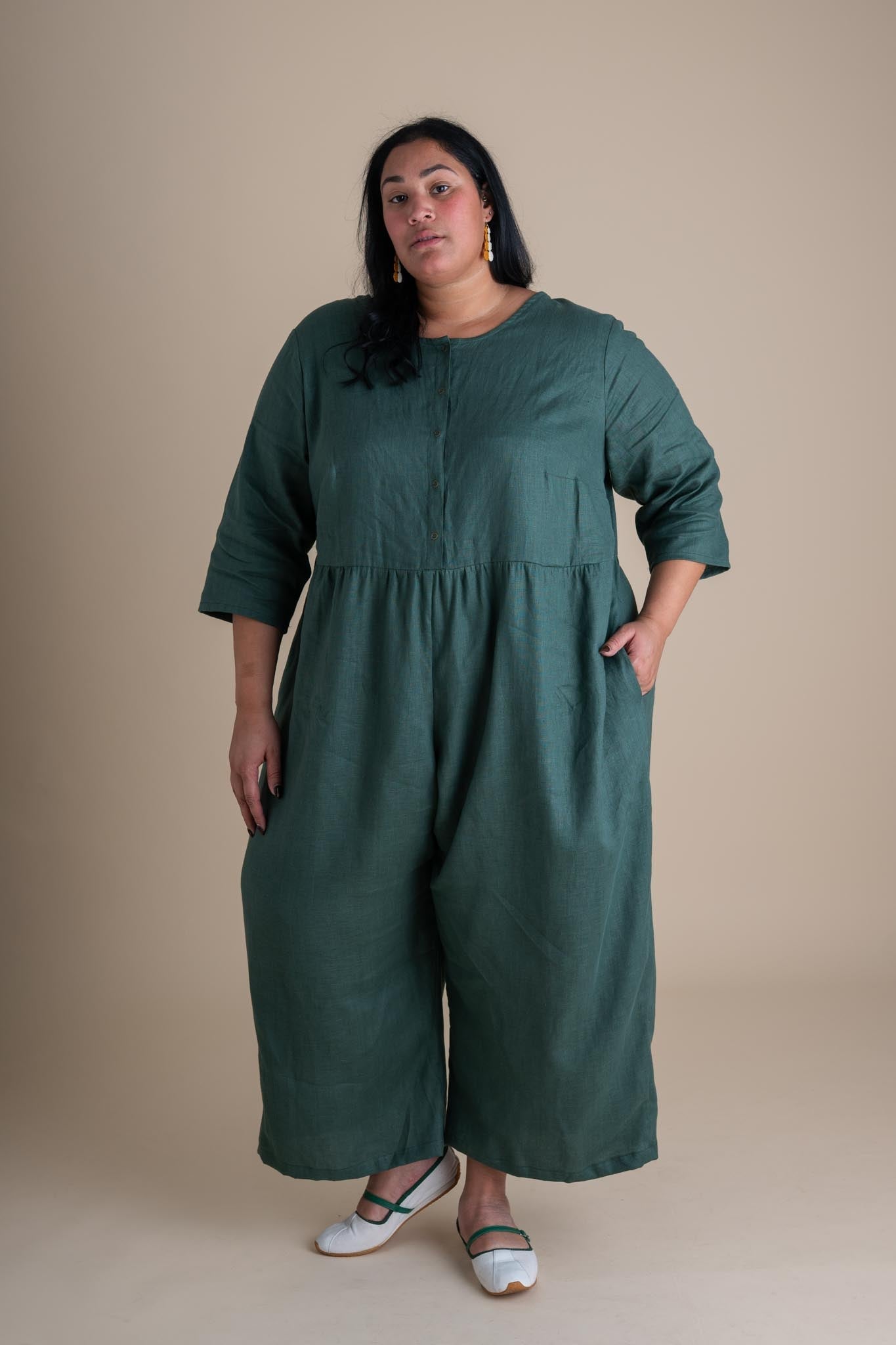 Ranch Jumpsuit in Spruce