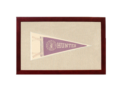 Americana Memories Vintage Pennants and Memorabilia Vintage Hunter College Pennant