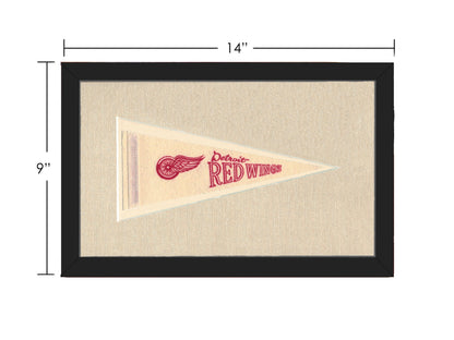 Vintage Detroit Red Wings Pennant