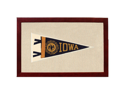 Americana Memories Vintage Pennants and Memorabilia Vintage University of Iowa Pennant