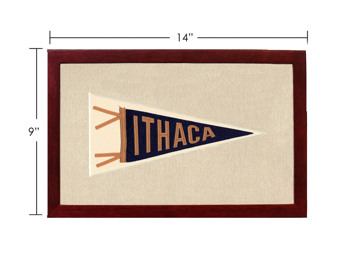 Americana Memories Vintage Pennants and Memorabilia Handmade Ithaca Pennant