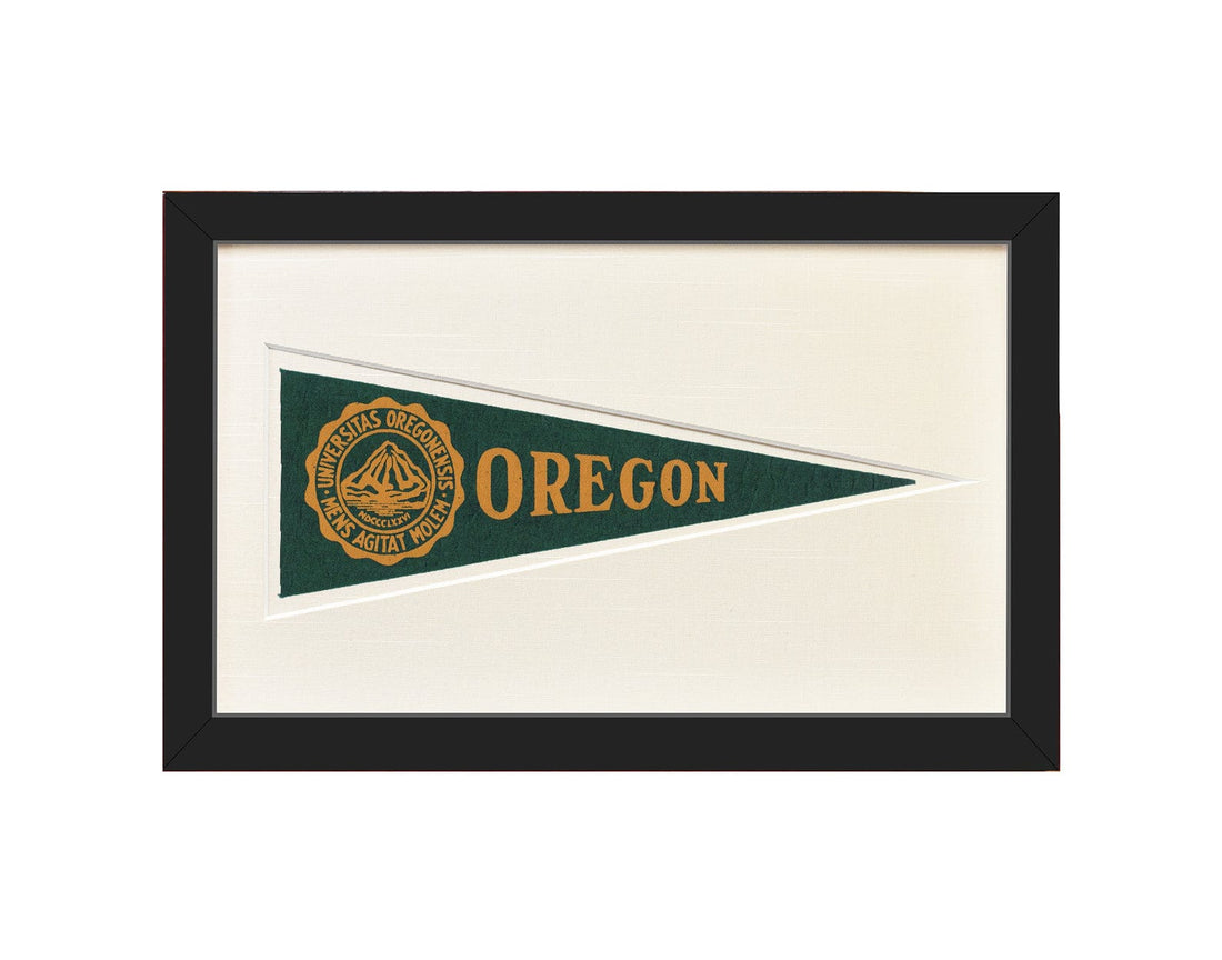 Americana Memories Vintage University of Oregon Hormel Pennant