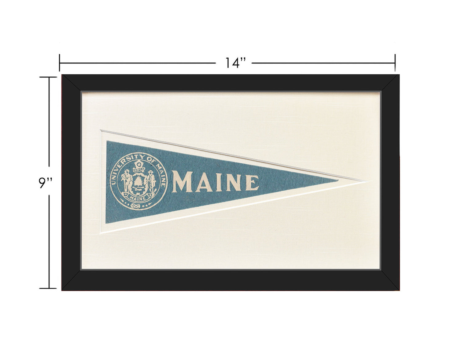 Vintage Maine University Hormel Pennant