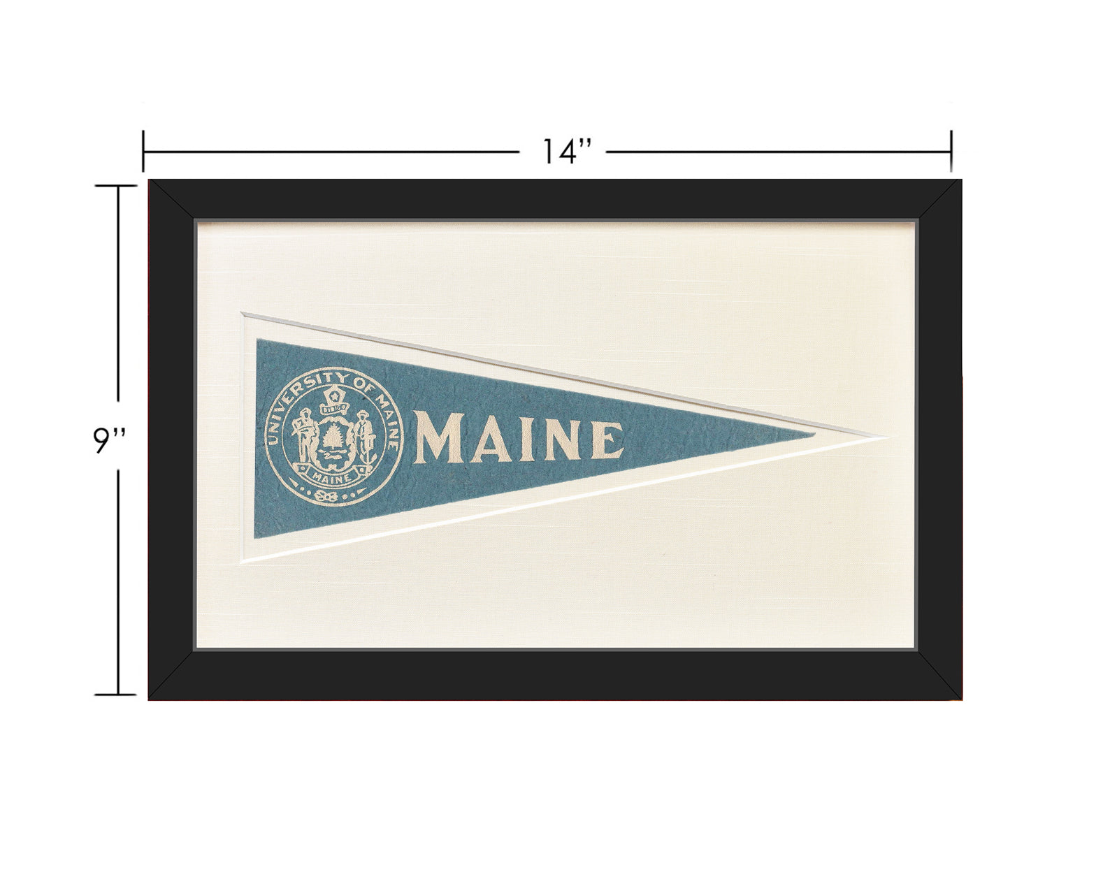 Vintage Maine University Hormel Pennant