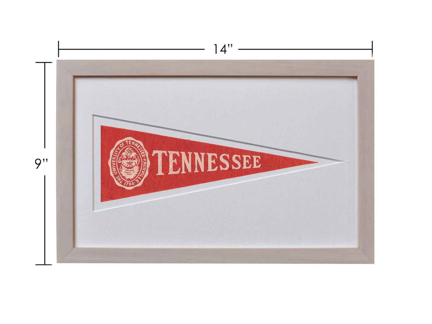 Vintage University of Tennessee Hormel Pennant