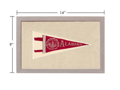 Americana Memories Vintage Pennants and Memorabilia Vintage University of Alabama Pennant