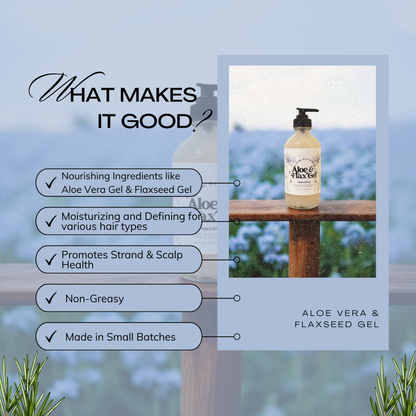 Aloe Vera &amp; Flaxseed Gel - My American Goods