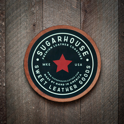 Santa Barbara Leather Coaster
